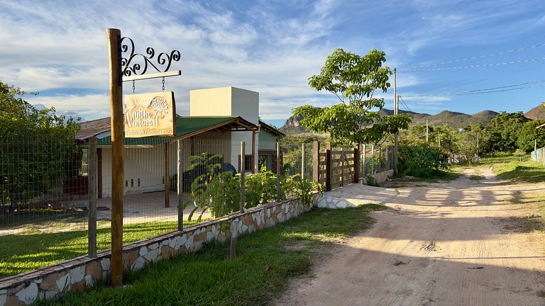 Chalé encantador em rua tranquila de Milho Verde.