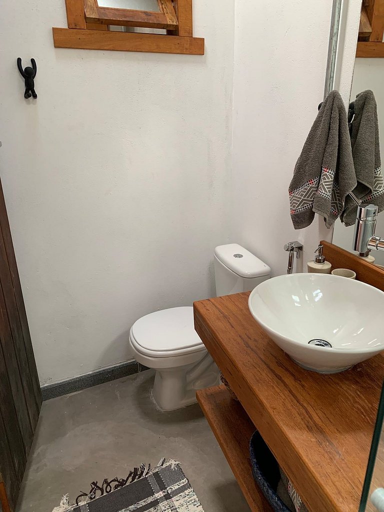 Chalé encantador em casa rústica