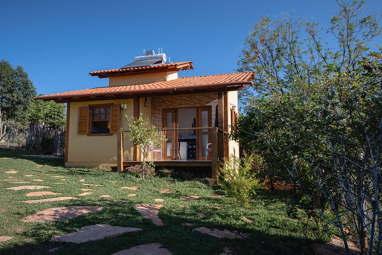 Chalé em meio a tranquilidade de Milho Verde.