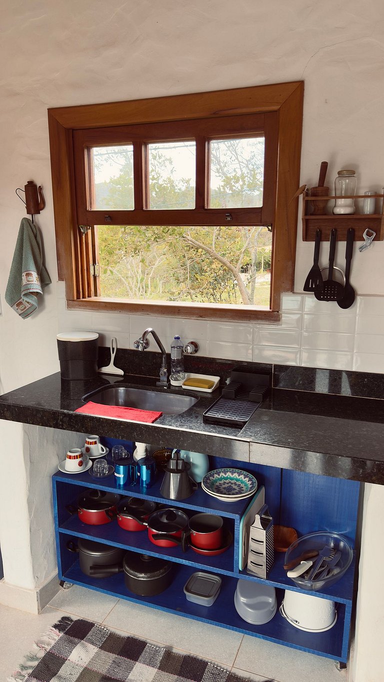 Chalé encantador em rua tranquila de Milho Verde.