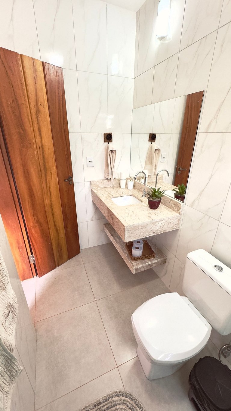 Chalé encantador em rua tranquila de Milho Verde.